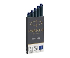 Rašalo kapsulės Parker Juoda 5 vnt. - 1950402
