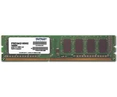 RAM Patriot Memory Signature Line PSD34G160081 atminties modulis 4 GB 1 x 4 GB DDR3 1600 MHz