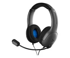 Žaidimų ausinės PDP Gaming LVL 40, skirtos PS4, Pilkos