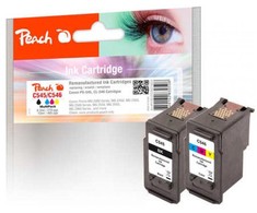 Peach Peach PI100-223 „PagePack“ rašalas Juoda, Žydra, Purpurinė, Geltona