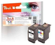 Peach 0F319169 rašalo kasetė Juoda, Žydras, Rausvai raudona, Geltona 2 vnt