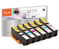 Peach 316594 rašalo kasetė Juoda, Žydras, Tarpinė magenta, Tarpinė žydra, Geltona 6 vnt