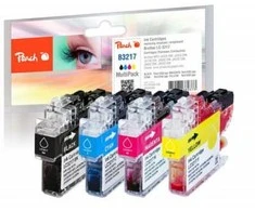 Peach PI500-238 rašalo kasetė Juoda, Žydras, Rausvai raudona, Geltona 4 vnt