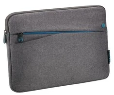 PEDEA Fashion Planšetinis kompiuteris Case Sleeve Bag 12.9 inch with pockets for accessories, pilkas