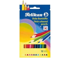Pelikan Spalvoti pieštukai, 12 spalvų
