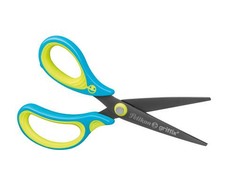 Pelikan Žirklės kairiarank. GRIFFIX 15cm neon gelt.-melsvos