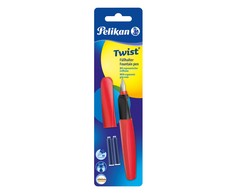 Plunksnakotis Pelikan Twist P457M, raudonas