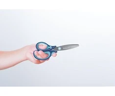 Pelikan Žirklės kairiarank. bukais galais GRIFFIX 14cm mėta-tamsiai mėlynos