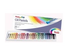 Aliejinės kreidelės PENTEL ARTS PHN4 25 spalvų