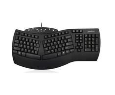Klaviatūra Perixx Perixx PERIBOARD-512 DE, Ergonomic Klaviatūra su USB jungtimi, juodas