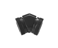 PHANTEKS Hard-Tube Adapteris 2x 12mm 45 degrees – juodas