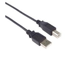 USB kabelis PremiumCord USB-A - USB-B 2 m Juodas (ku2ab2Bk)
