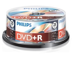 1x25 Philips DVD+R 4,7GB 16x SP