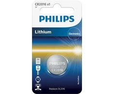 Philips Minicells baterija CR2016/01B