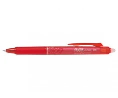 Pilot Pen Automatinis tušinukas Pilot Frixion Clicker, gelinis, 0.5mm, su trintuku, raudonos spalvos