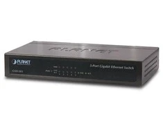 5-prievadų Gigabitinis interneto tinklo šakotuvas Planet GSD-503-EU