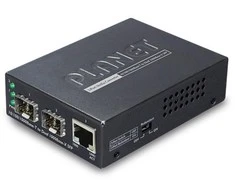 Planetos šviesolaidinis keitiklis 2xSFP – 1xRJ45 (GT-1205A)