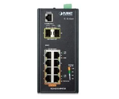 Šakotuvas PLANET IGS-4215-4P4T2S tinklo jungtys Valdomas L2/L4 gigabito Ethernet (10/100/1000) Palaiko PoE Mėlyna, balta