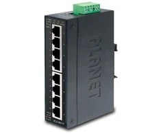 Šakotuvas Planetos jungiklis IGS-801T, pramoninė versija 8x10/100/1000, DIN, IP30, nuo -40 iki 75°C, 12-48V