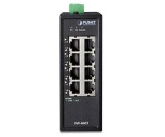 Šakotuvas PLANET ISW-800T tinklo komutatorius Ne-valdomas L2 Fast Ethernet (10/100) Mėlyna