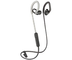 Itin lengvos ir stabilios Belaidės Ausinės intensyviai sportuojantiems Plantronics Backbeat FIT 350, Pilkos