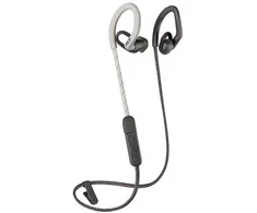Itin lengvos ir stabilios Belaidės Ausinės intensyviai sportuojantiems Plantronics Backbeat FIT 350, Pilkos