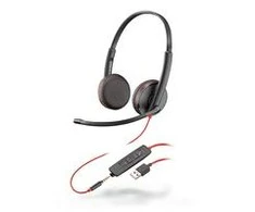 Plantronics Poly BLACKWIRE,C3225 USB-A Poly USB-A Ausinės Su mikrofonu Juodas USB Type-A su laidu