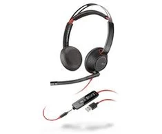 Plantronics POLY Blackwire C5220 USB-A 5200 Series Ausinės ant ausies USB ir 3,5 mm lizdas