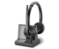 Poly Savi, W8220 3 in 1, OTH Stereo, UC, DECT | Poly | Savi W8220 3 in 1 | Ausinės | Su mikrofonu | Belaidės | Bluetooth | Juodas