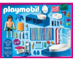 Playmobil Dollhouse 70211 Vonios kambarys su stumdoma vonia