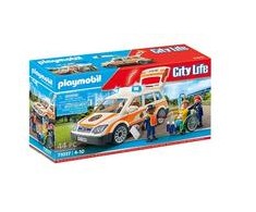 Playmobil City Life 71037 pirmosios pagalbos gydytojo automobilis