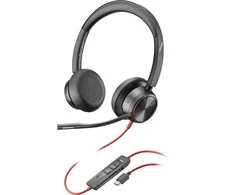 „Poly Plantronics Blackwire 8225“ ausinės, stereofoninė, USB-C, optimizuotas vieningas ryšys