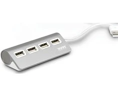 Port Designs USB šakotuvas PORT, 4 jungtys, USB 2.0