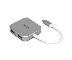 Port Designs USB šakotuvas PORT, 4 jungtys, TYPE C