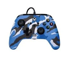 Power A Mėlyna PowerA Xbox Series Pad przewodowy Enhanced Mėlyna Camo