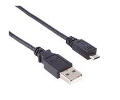 USB kabelis PremiumCord USB-A - mikroUSB 5 m Juoda (ku2m5f)