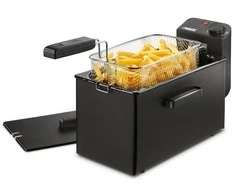 Gruzdintuvė Princess 182727 Juodas Fryer - Deep fryer - 3 L - 190 °C - Single - Juodas - Rotary