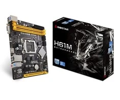 Pagrindinė plokštė Biostar H61MHV2/LGA 1155/Micro-ATX/Intel H61