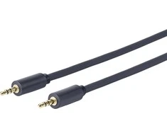 Kabelis VivoLink Jack 3.5mm - Jack 3.5mm 1m juoda (PROMJ1)