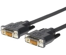 Kabelis VivoLink DVI-D - DVI-D 0.5m juoda (PRODVIS0.5)