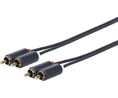 VivoLink RCA (Cinch) x2 - RCA (Cinch) x2 kabelis 2m juodas (PRORCARCA2)