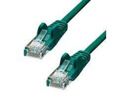 ProXtend ProXtend U / UTP CAT5E PVC AWG 26 CCA Žalias 25CM