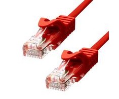 ProXtend ProXtend U / UTP CAT5E PVC AWG 24 CU Raudona 30CM