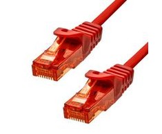 ProXtend U/UTP CAT6 LSZH AWG 24 CU Raudona 0,5M