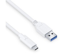 PureLink USB-C į USB-A laidas – 3.1 Gen 2, 3A, 10G – iSeries – baltas – 1,00 m