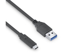 PureLink USB-C į USB-A laidas – 3.1 Gen 2, 3A, 10G – iSeries – juodas – 0,50 m