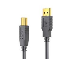 PureLink DS2000-100 kabelis USB USB 2.0 10 m USB A USB B 0,48 Gbit/s Juodas