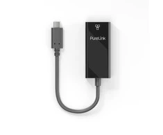 „PureLink“ USB-C į Ethernet adapteris – Gigabit 1000Mbps – „iSeries“ – juoda – 0,10