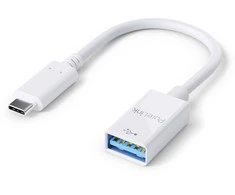 PureLink USB-C į USB-A adapteris – USB 3.1 Gen 1 – iSeries – balta – 0,10 m