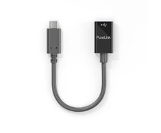PureLink USB-C į USB-A adapteris – USB 3.1 Gen 1 – iSeries – juoda – 0,10 m